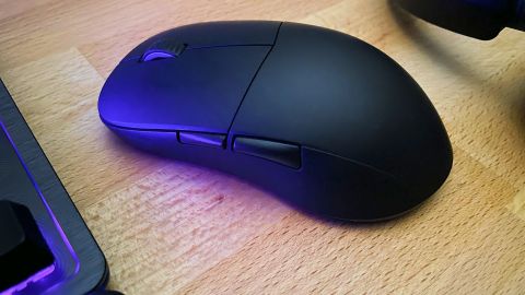 The Endgame XM2we wireless gaming mouse side view