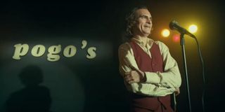 Arthur Fleck performs comedy at Pogo's in Joker