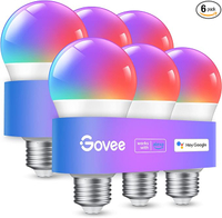 Govee 6-Pack of Smart Light Bulbs: was $54 now $39 @ Amazon