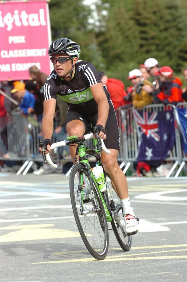 Simon Gerrans (Team Sky) nears the finish