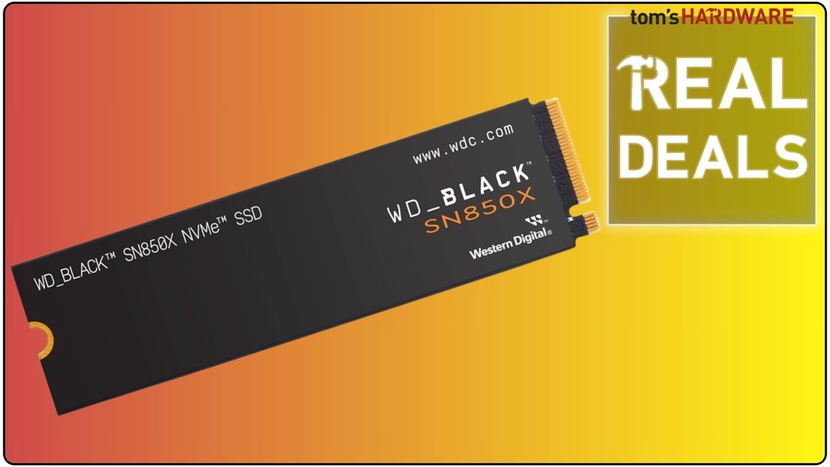 The humungous 8TB WD Black SN850X SSD crashes to a new all-time low price