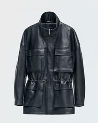 Utility Leather Jacket