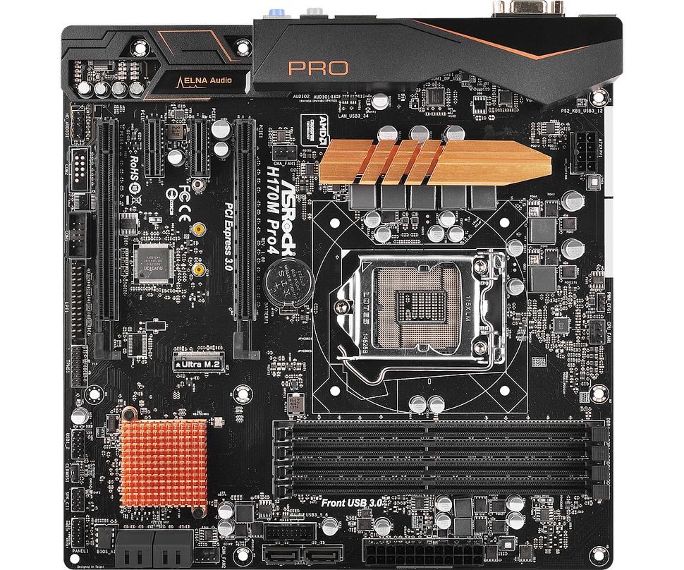 Asrock h170m pro4 обзор