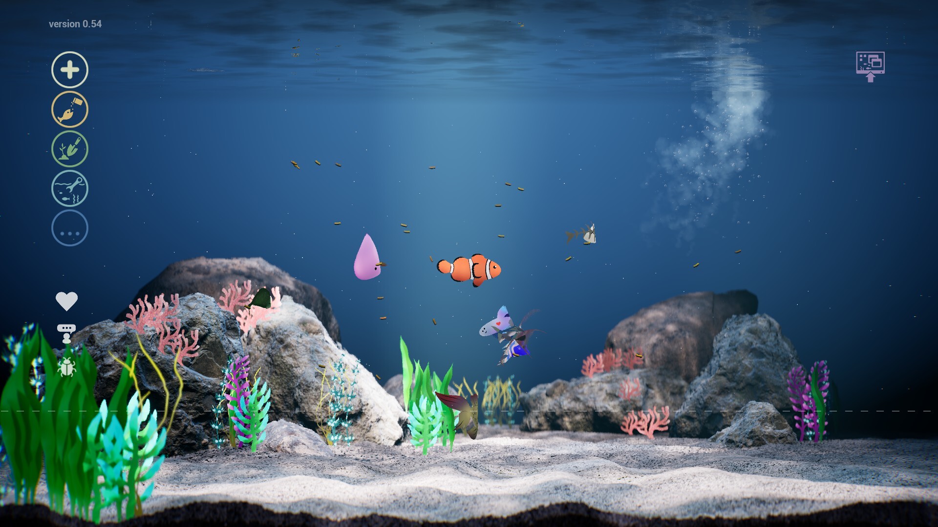 Drawquarium screenshots