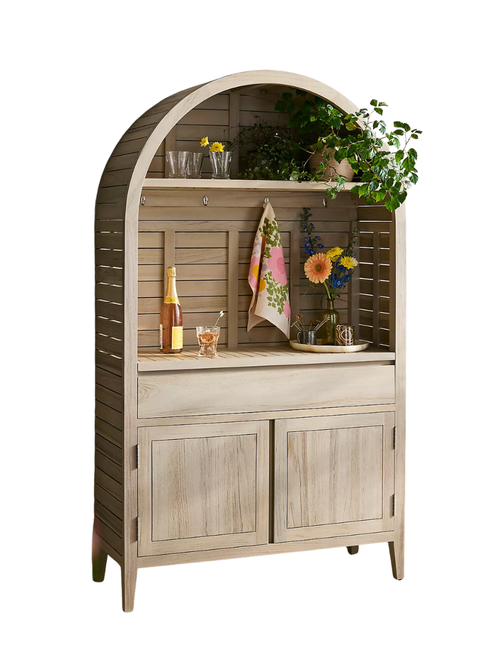 Conservatory Teak Storage Cabinet