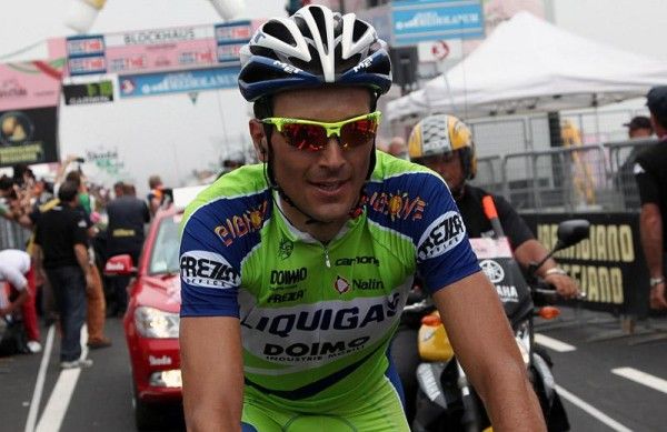 Ivan Basso (Liquigas) finished the stage in 5th place, 57 seconds behind teammate and stage winner Franco Pellizotti.