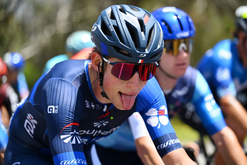 Tough day in the saddle for Laurence Pithie (Groupama-FDJ)
