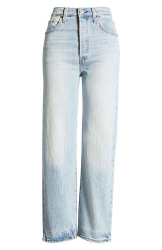 Ribcage High Waist Ankle Straight Leg Jeans