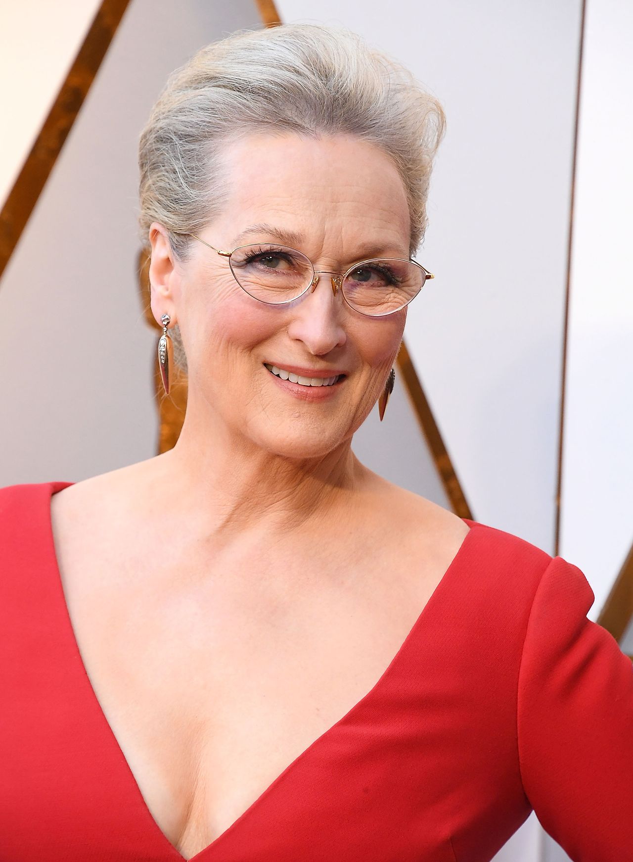 Meryl Streep arrives at the 90th Annual Academy Awards in 2018