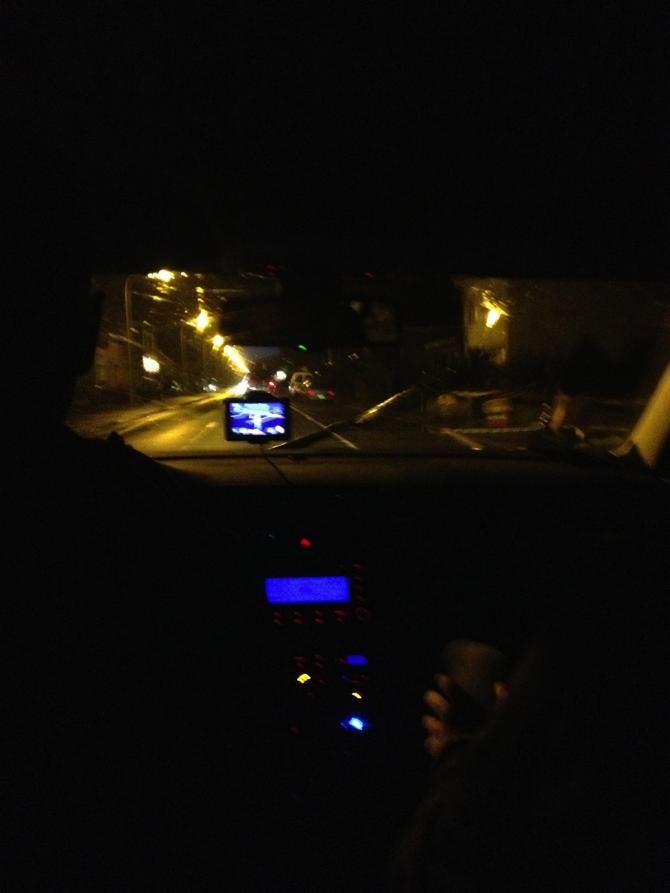 Early morning drive to the race in Namur