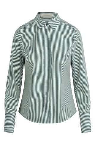 The Classic Stripe Cotton Poplin Button-Up Shirt