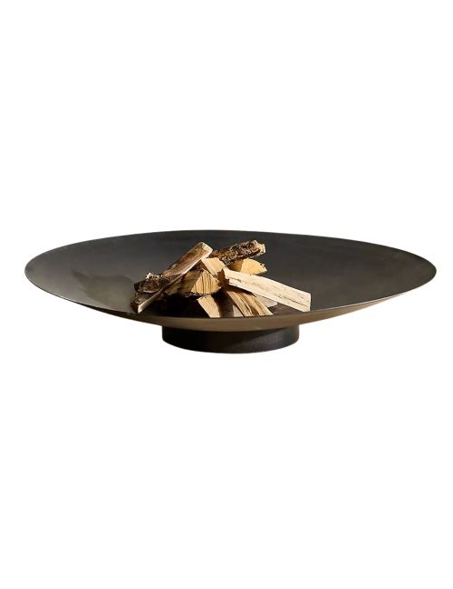 Weathering Steel Low Bowl Fire Pit