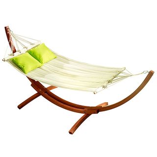 bow hammock swings with pillows