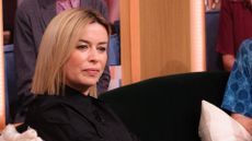 Eve Myles wearing leopard print adidas sambas on This Morning, 3 September 2025