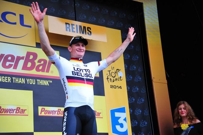 Stage winner Andre Greipel (Lotto Belisol)