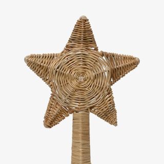  Natural Rattan Tree Topper