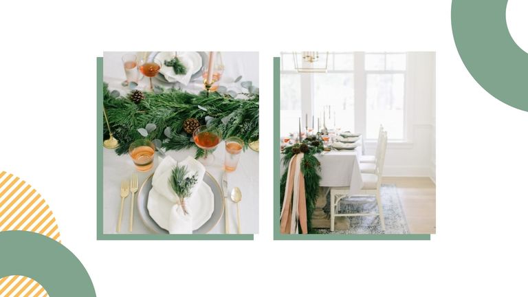 christmas centrepiece collage