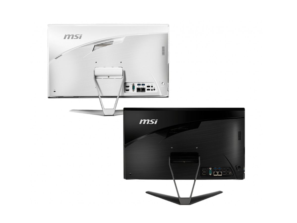 MSI Pro 22XT 10M Black White Black White Back