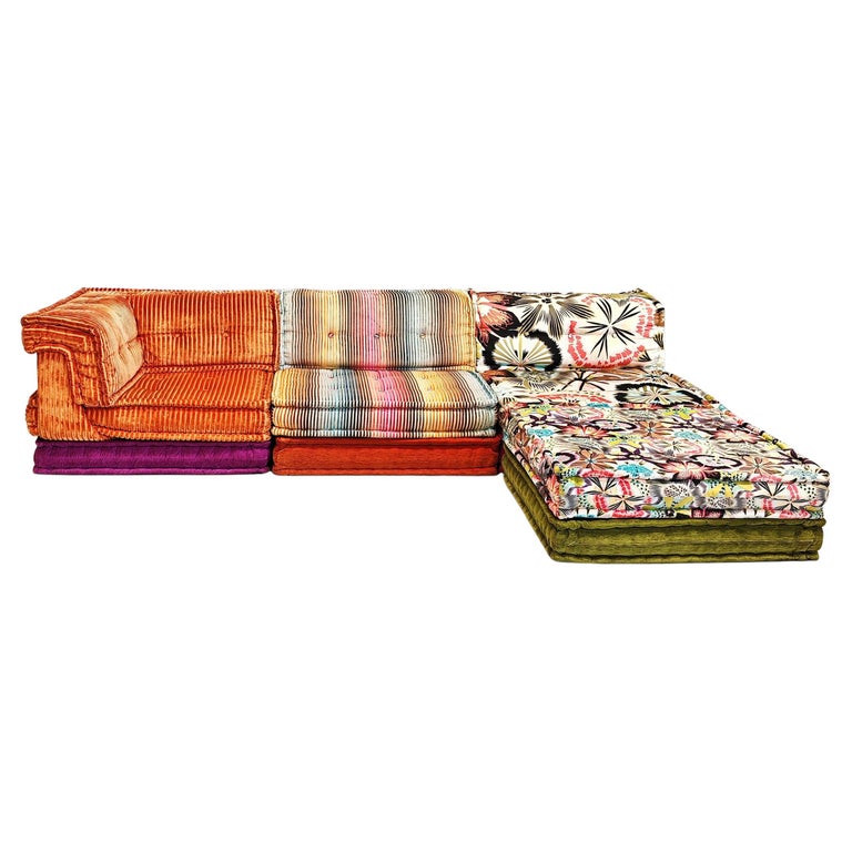 Mah Jong Roche Bobois 11-Element Sofa by H. Hopfer Fabrics Missoni