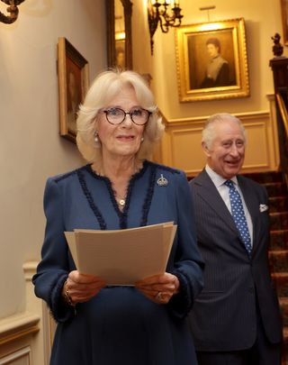 Camilla delivered a passionate speech at Clarence House, supported by King Charles