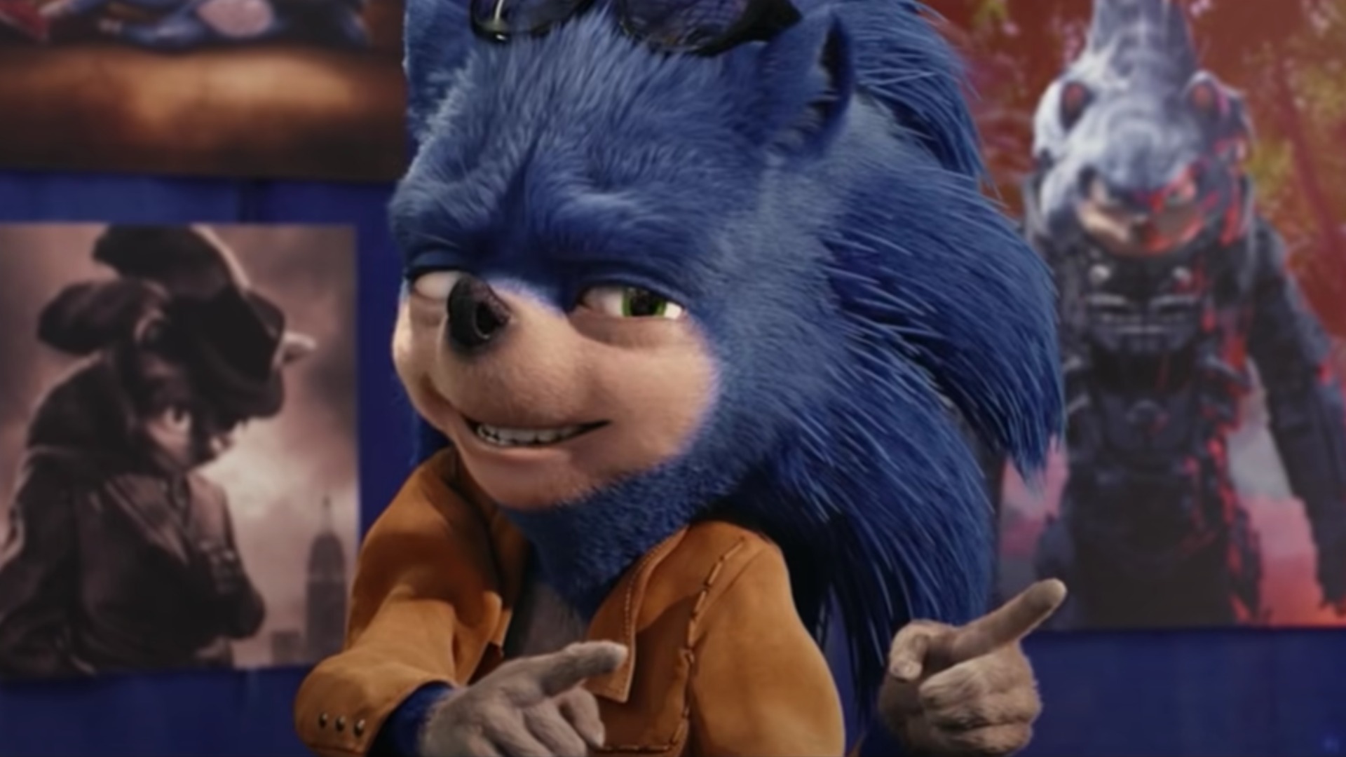Ugly Sonic in Chip N' Dale: Rescue Rangers