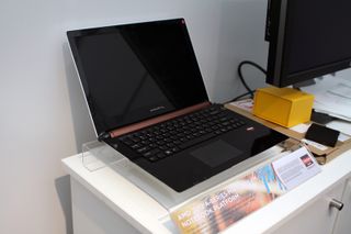 AMD's prototype of a Trinity Ultrabook.