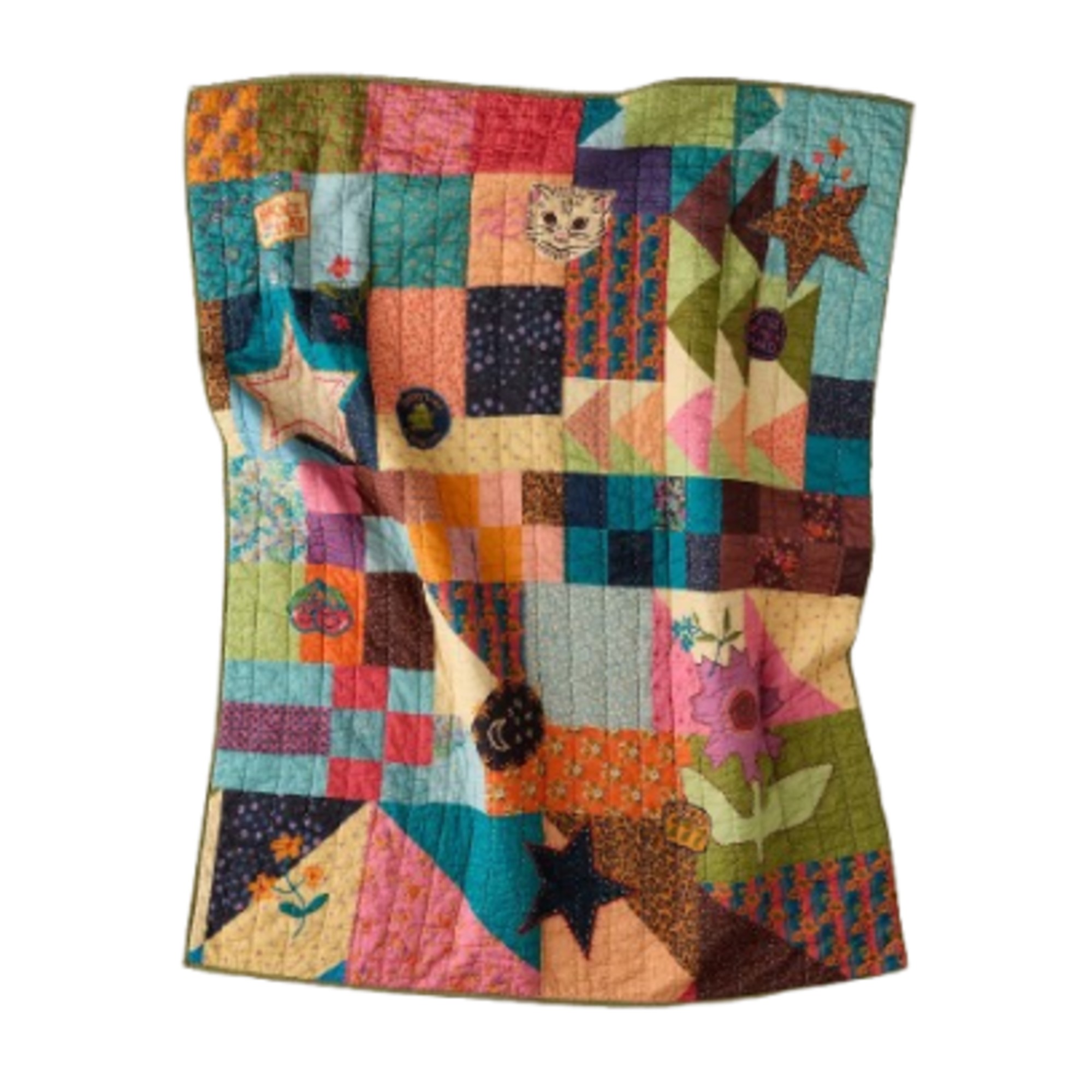 Urban Outfitters Quirky Patchwork Throw
