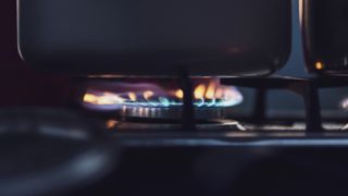 flame of a stove