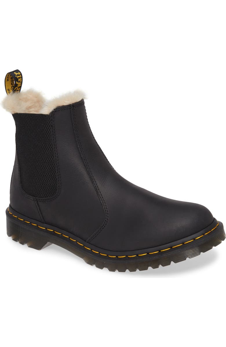 2976 Faux Shearling Chelsea Boot