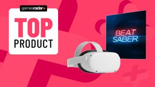 Meta Quest 2 and Beat Saber Bundle with GamesRadar Top Product stamp