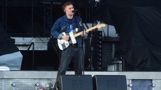 Sam Fender performs before Bruce Springsteen at Parco Urbano G. Bassani on May 18, 2023 in Ferrara, Italy.