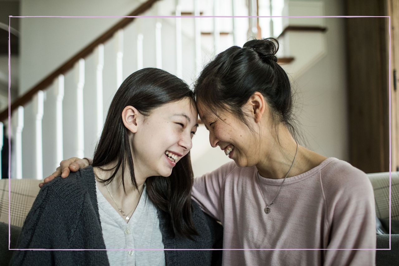 Mother and teenage daughter