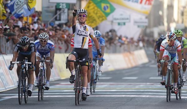 Mark Cavendish (HTC-Highroad) enjoys winning
