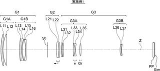 Fujinon XF500mm f/8 OIS patent drawing