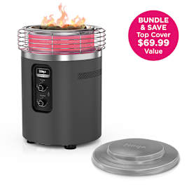 Ninja&amp;trade; Fireside360&amp;trade; Outdoor Propane Heater &amp;amp; Smokeless Fire Pit (gray)