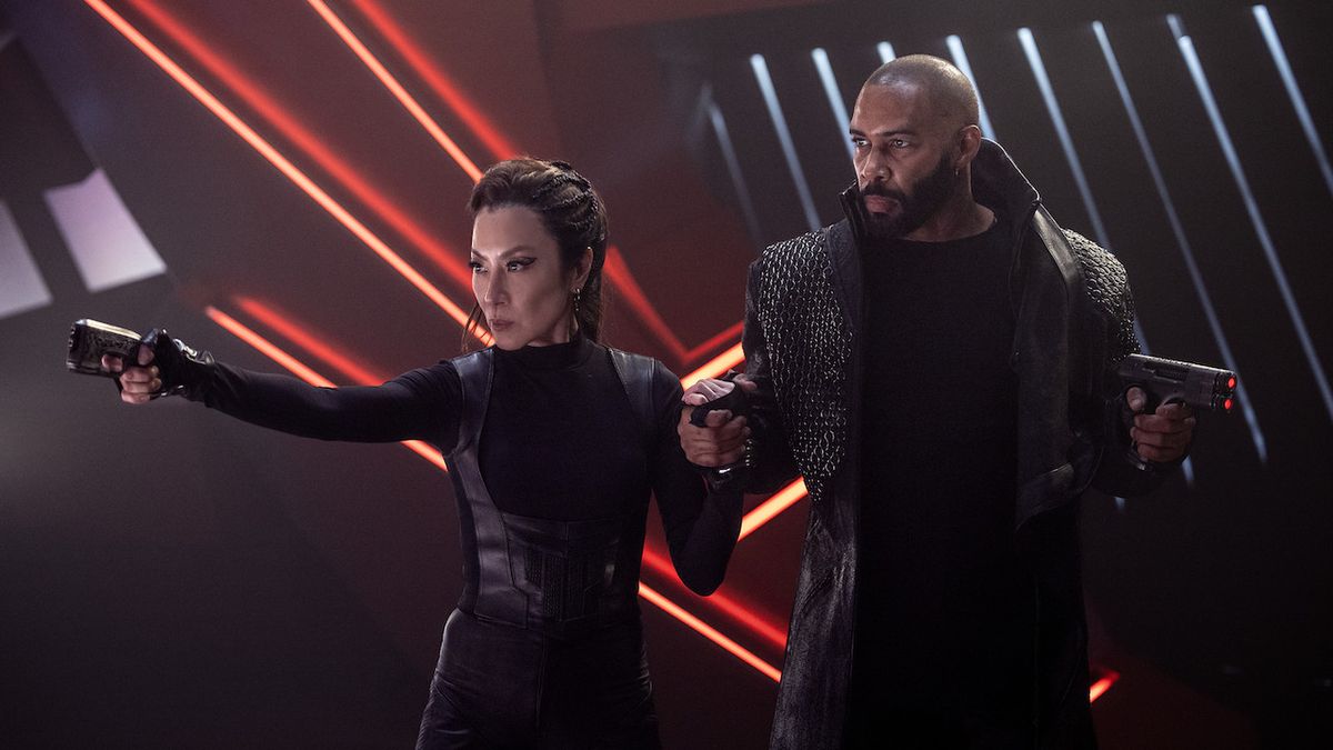 Michelle Yeoh and Omari Hardwick in Star Trek: Section 31