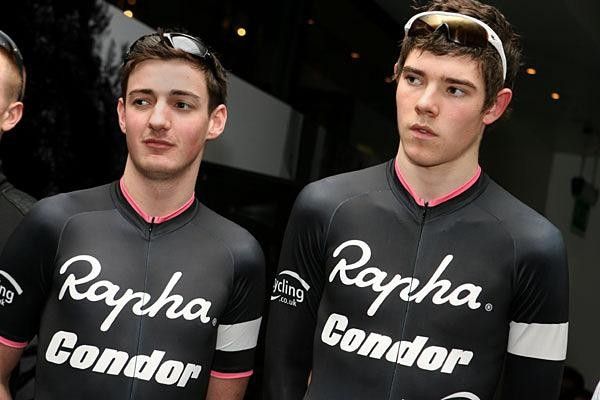 Young guns Rhys Lloyd and Luke Rowe.