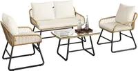 Yaheetech 4 Piece Patio Furniture Set Yaheetech 4 Piece Patio Furniture Set