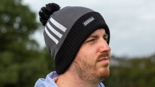 adidas Pom 3 Stripe Golf Beanie