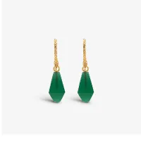 11. Monica Vinader Geometric Gemstone Wire earrings
