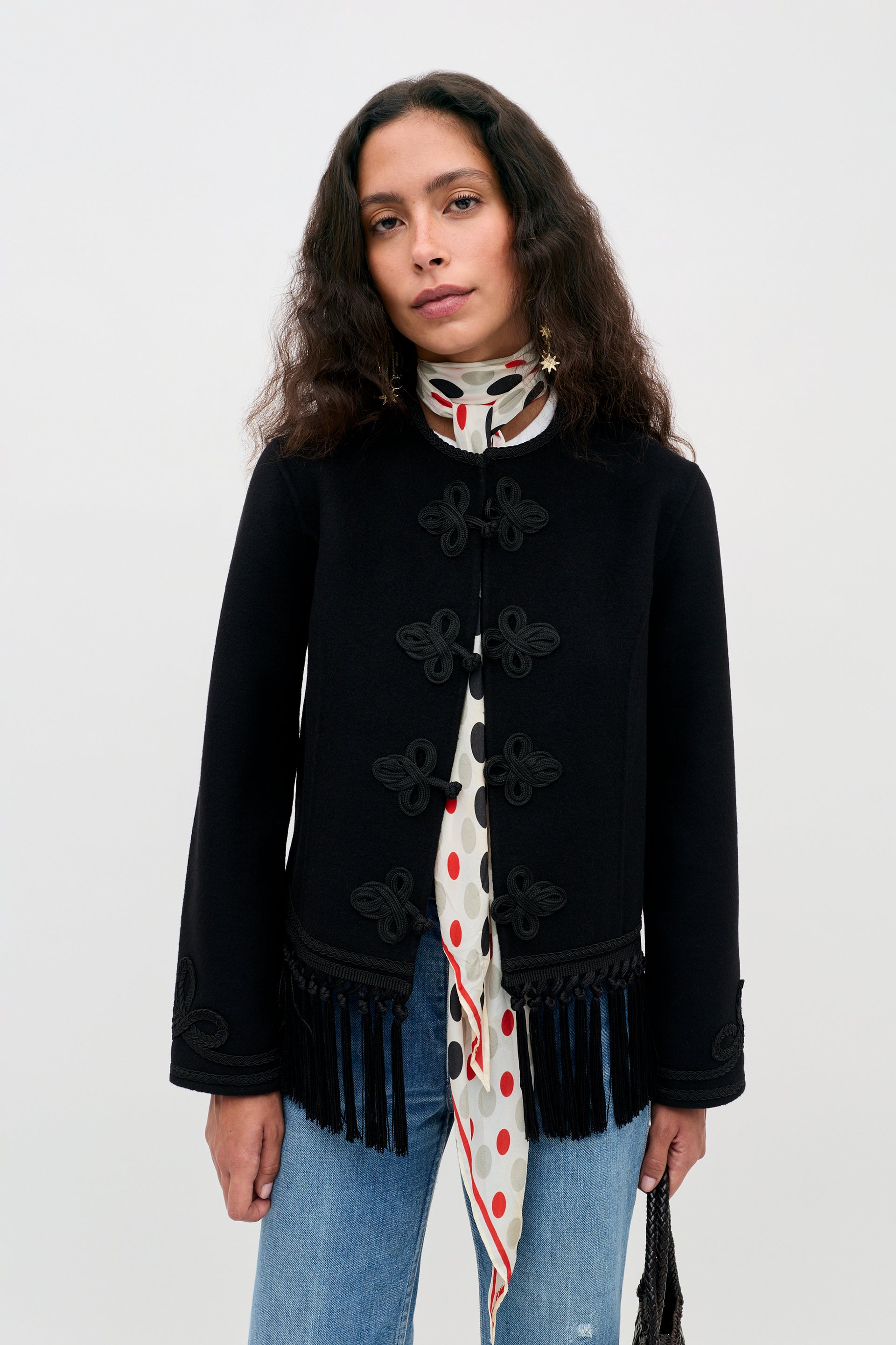 Inga Wool Jacket in Black