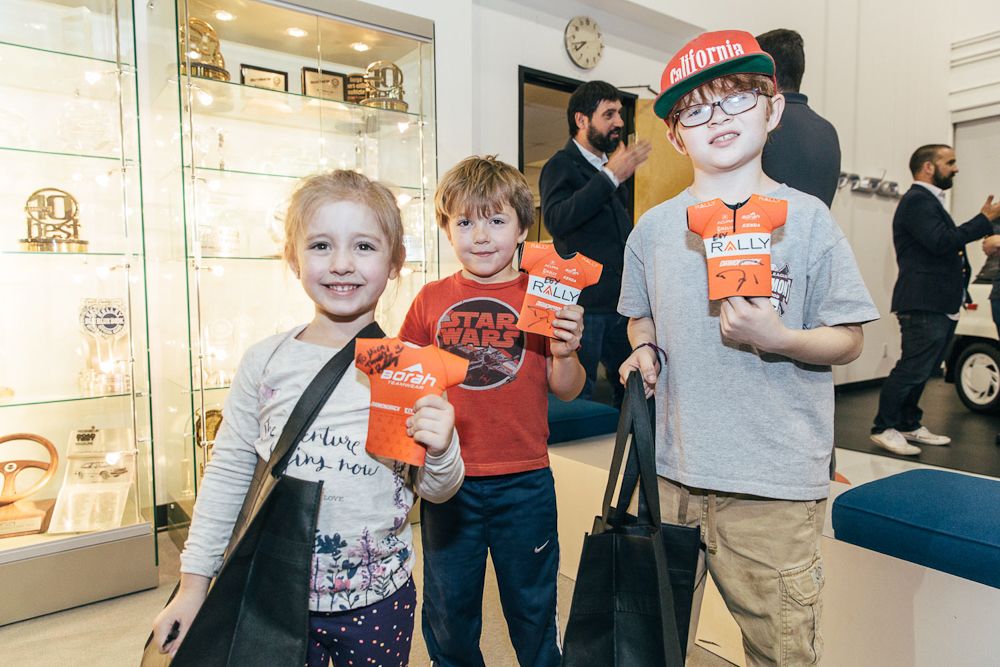 Some hand signed Rally Cycling koozies from Borah Teamwear for this trio of youngsters.