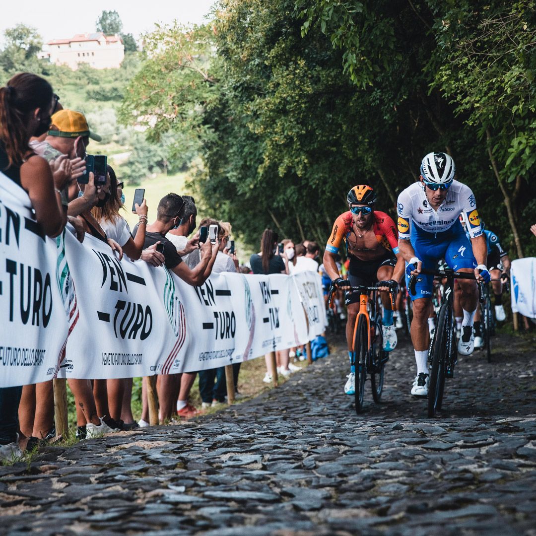 The Veneto Classic includes a section of cobbles on the Muro della Tisa climb