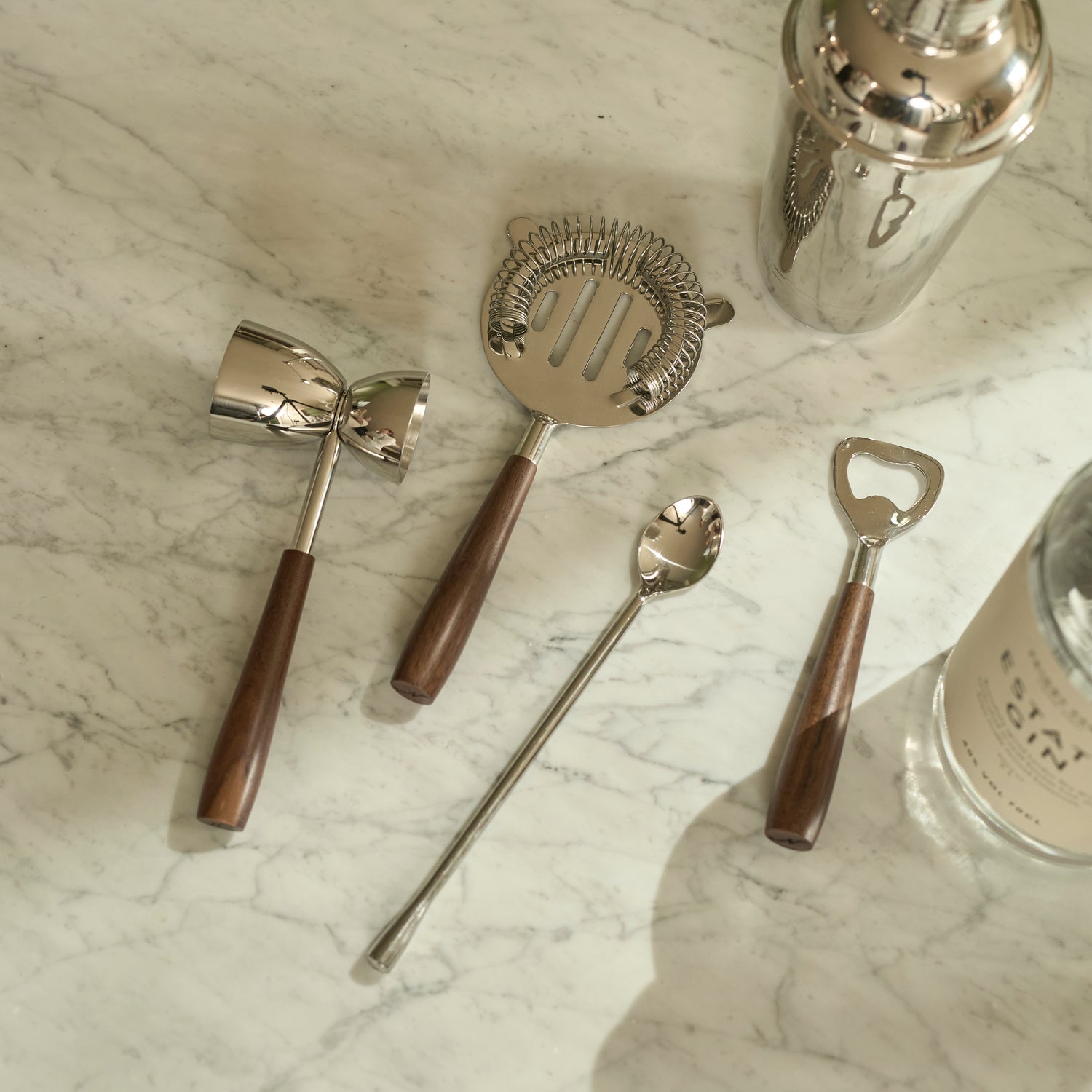 Holland Stainless Steel Bar Tools, 4pc Set