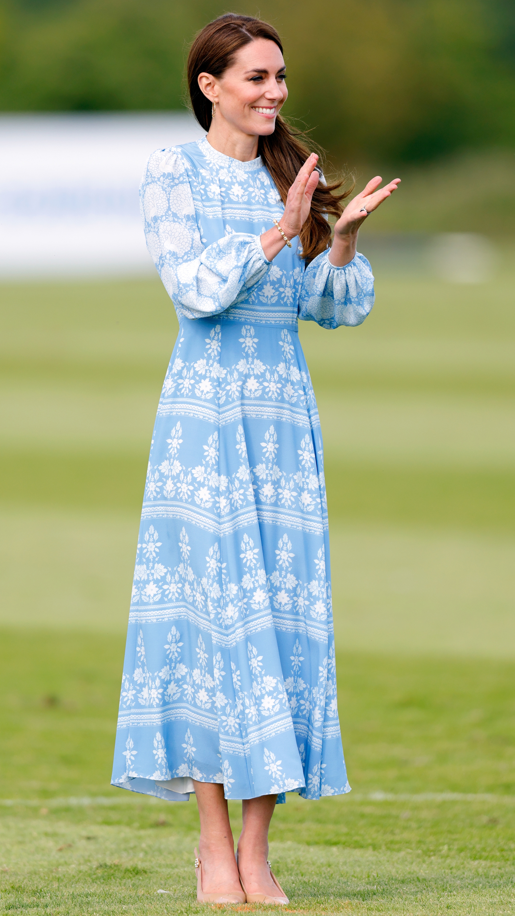 Catherine, Princess of Wales attends the Out-Sourcing Inc. Royal Charity Polo Cup 2023