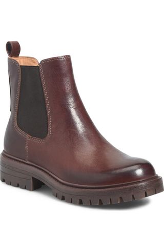 Amanda Zip Lug Sole Waterproof Chelsea Boot