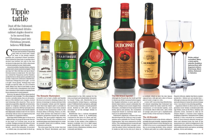 Spread from Country Life November 26, 2025