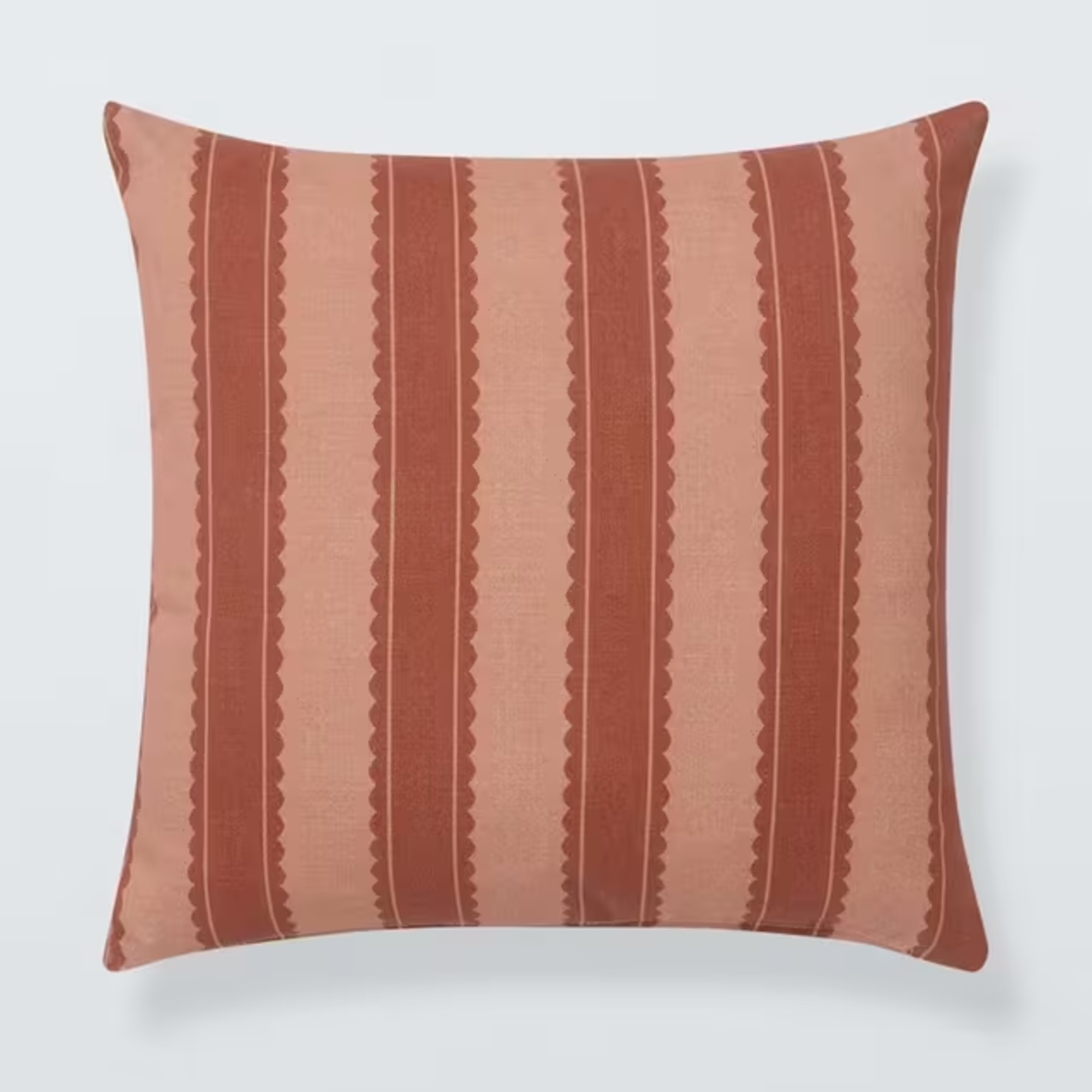 John Lewis x Sanderson Stripe Indoor Outdoor Cushion, Red
