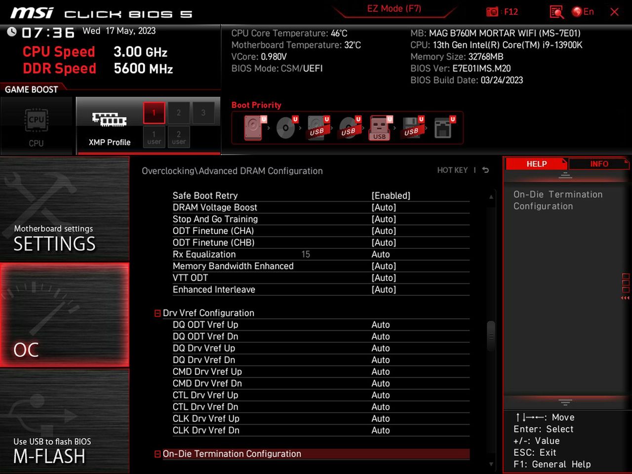 MSI MAG B760M Mortar Wi-Fi