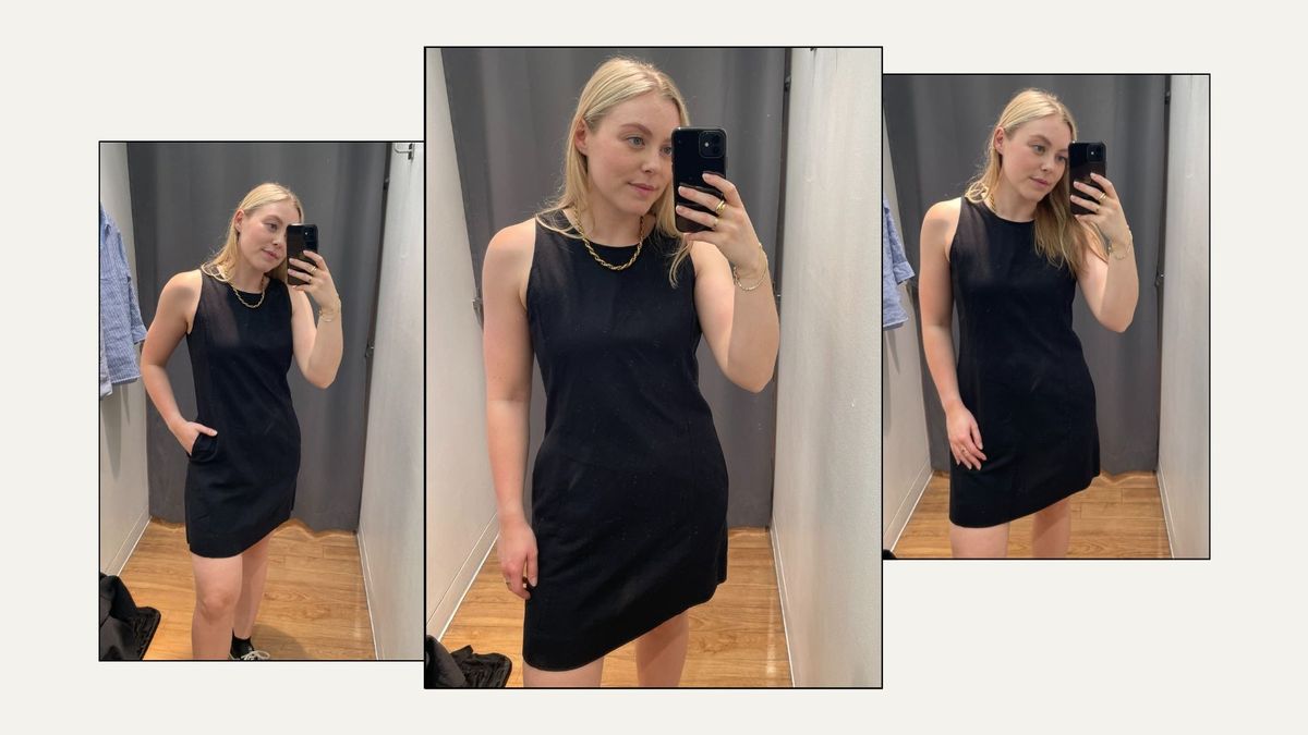 I Just Tried on the £35 Linen Dress Londoners Are Obsessed With—It's Perfect